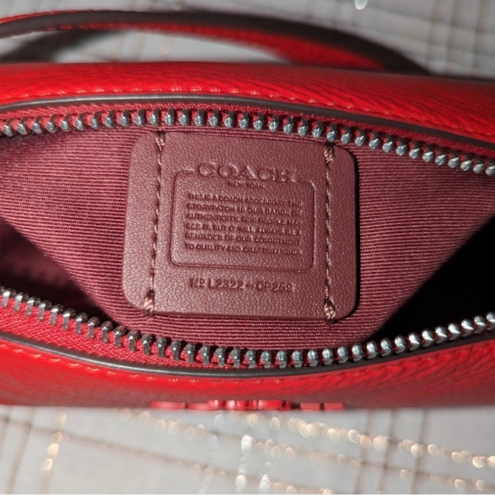 Coach Red Nolita Barrel Bag